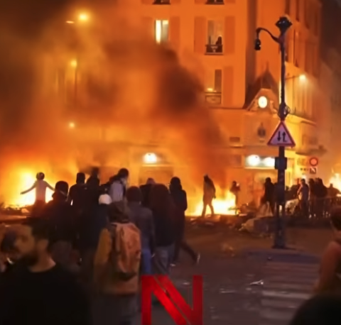 France on fire